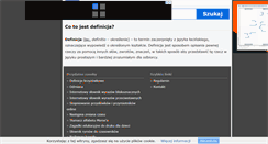Desktop Screenshot of definicja.net