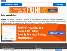 Tablet Screenshot of definicja.net